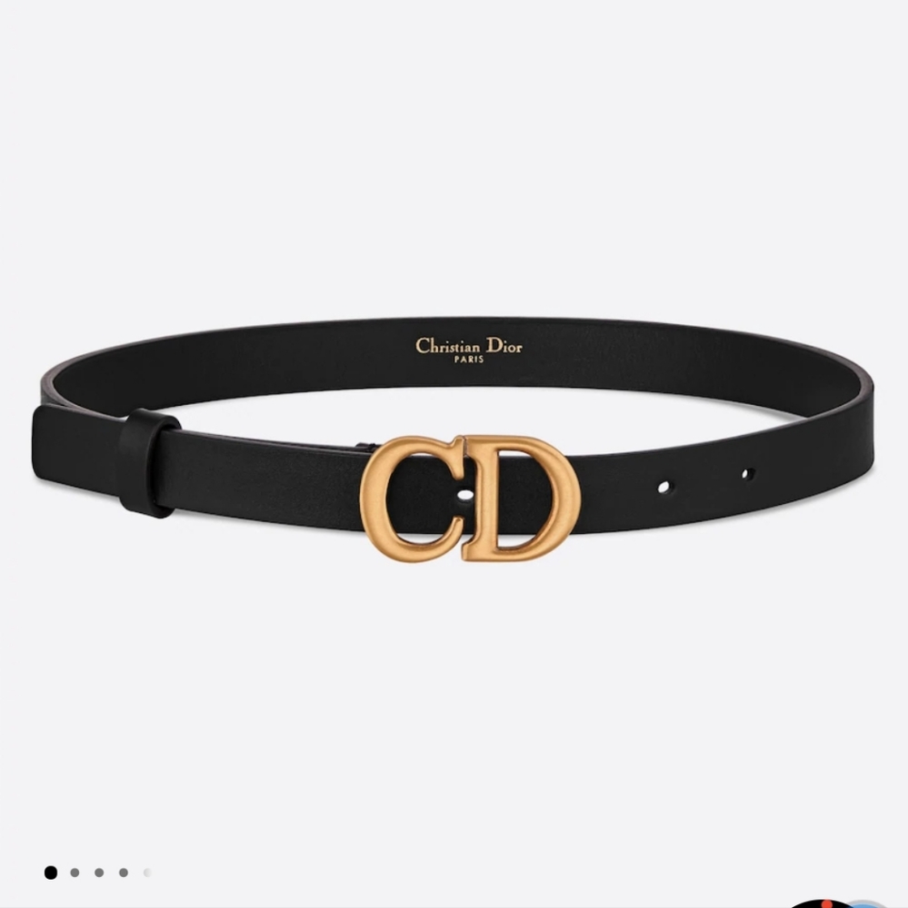 Dior leather belt